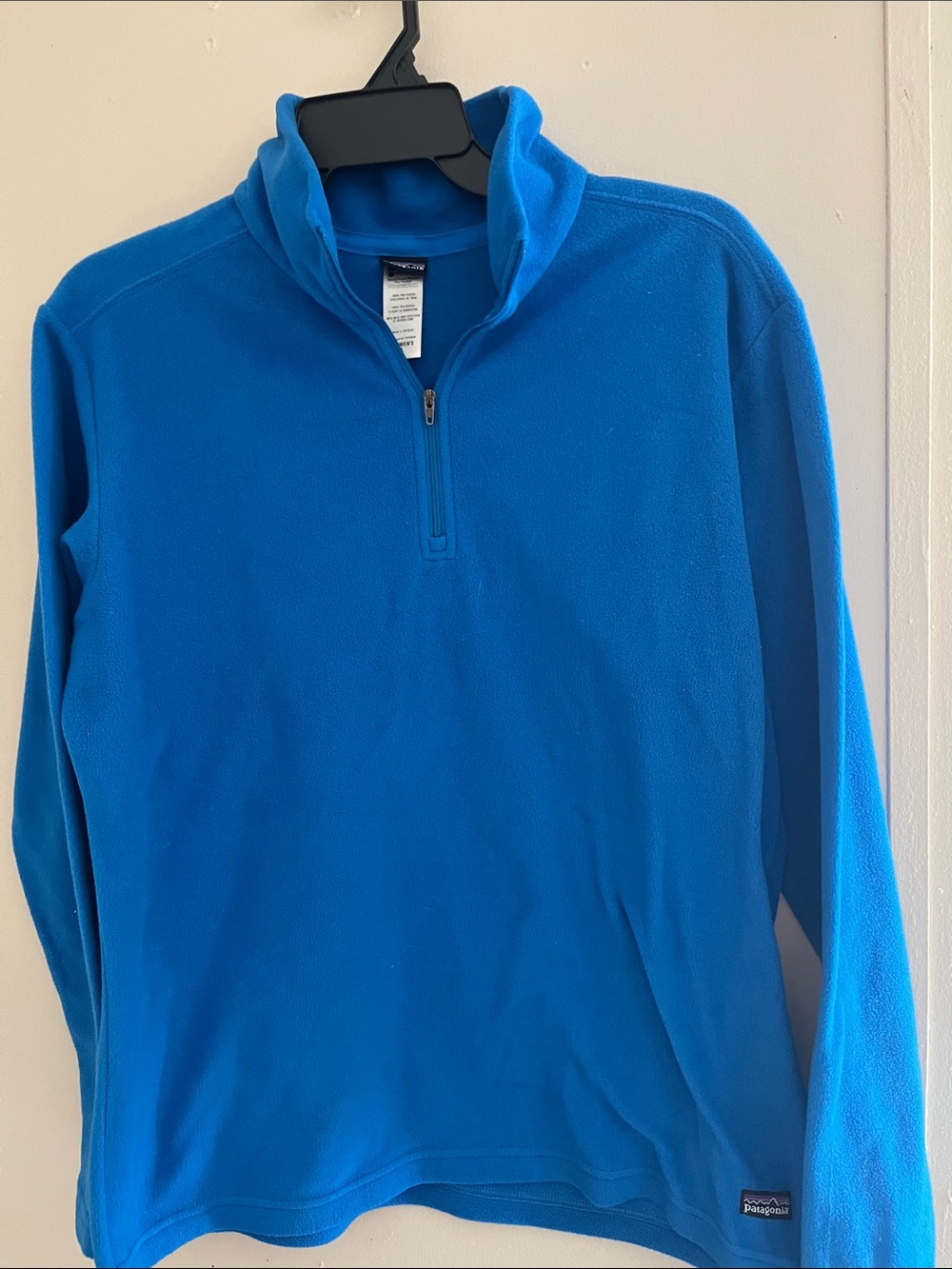 Patagonia Men's Bright Blue Half-Zip Fleece Pullover